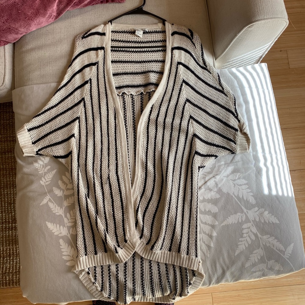Hi-Lo knit cardigan AE